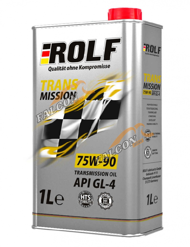 Масло трансм 75W90 GL-4 Rolf 1л (п/синт) (металл)