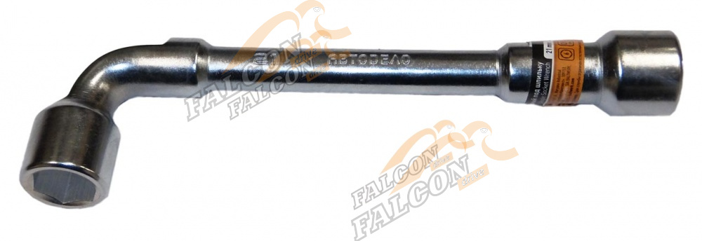 Ключ торцевой L-обр сквозной 21 мм 6гр под шпильку (АвтоДело) (10121) 40771