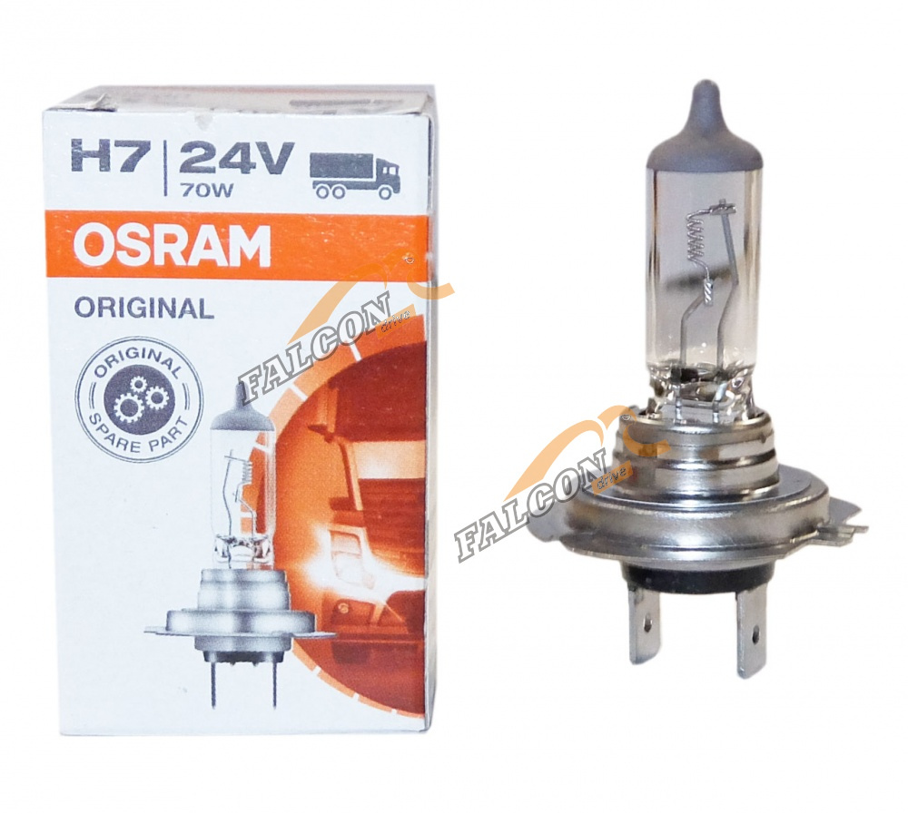Лампа галог H7 24V70W (Osram) 64215  PX26d