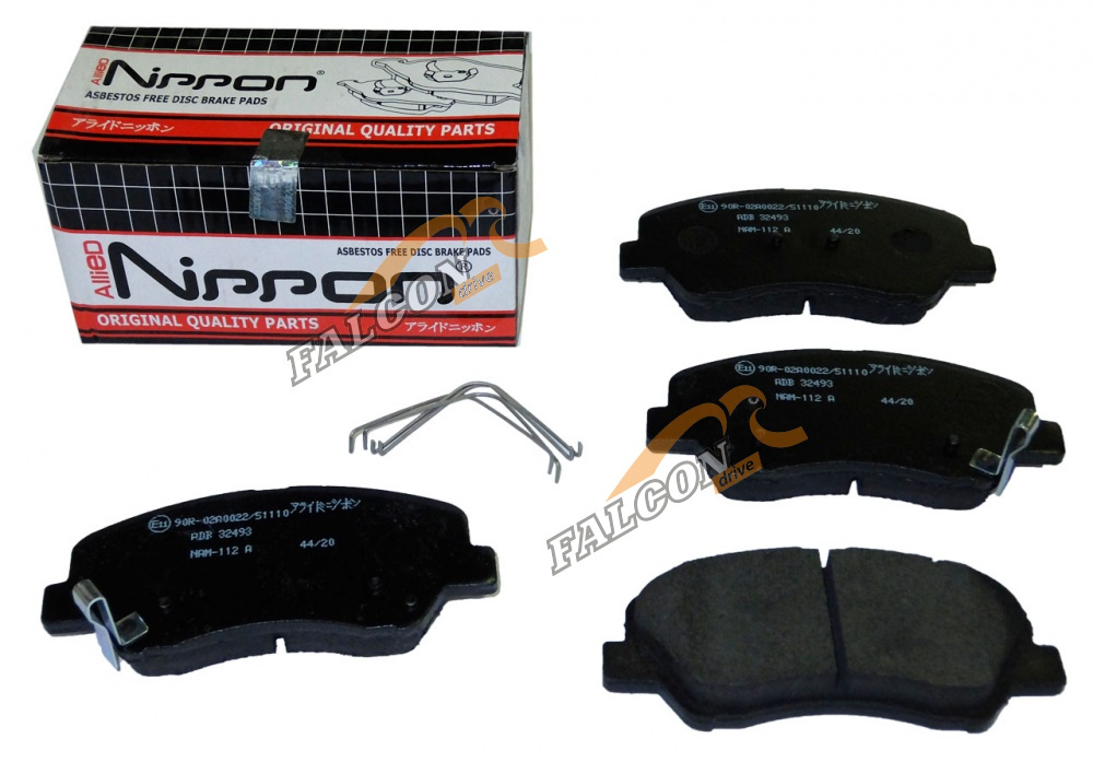 Колодка торм перед HYUNDAI Solaris(17-), KIA Rio(17-) (Allied Nippon) ADB 32493