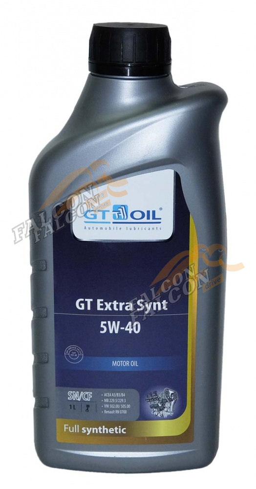А/масло GT OIL Extra Synt 5W40 синт1 л