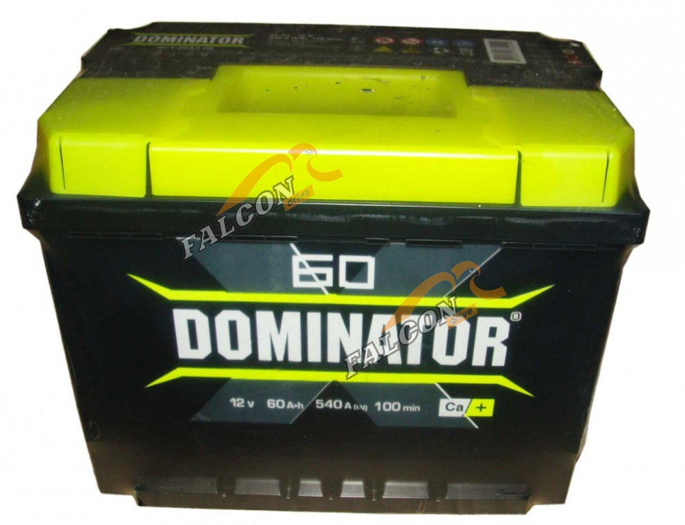 АКБ 60R Dominator (ОБР) (EN600) ДШВ 242х175х190 залит 