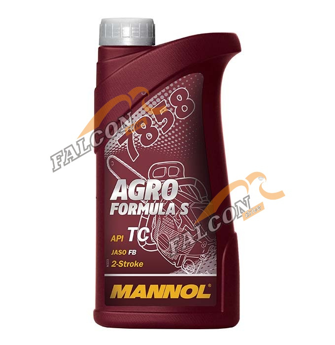 Масло 2T Mannol синт.  1 л  масло для двиг. с/х техники Agro Formula S 7858