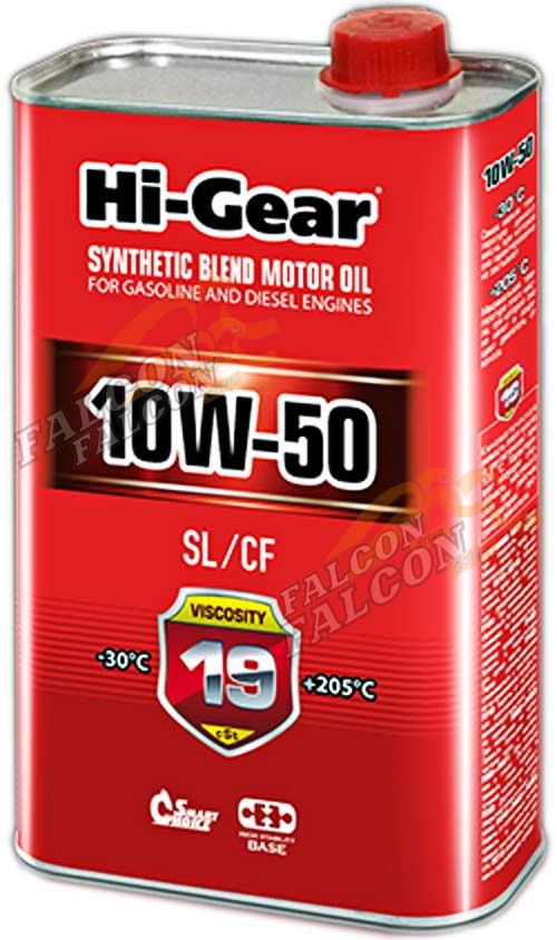 А/масло Hi-Gear 10W50  п/синт 1л