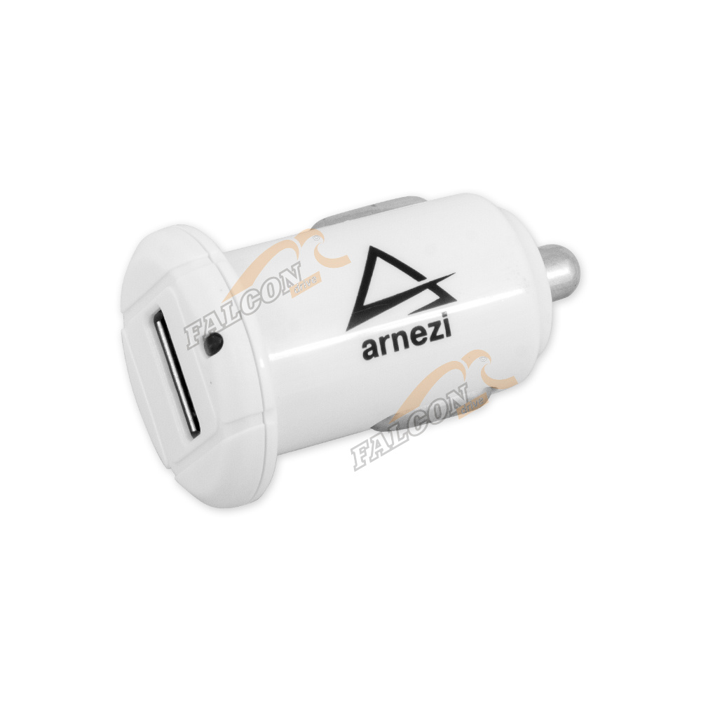 Зарядка "Адаптер USB в прикуриватель"  (Arnezi) 1A/5V 1хUSB A0603009 Белый
