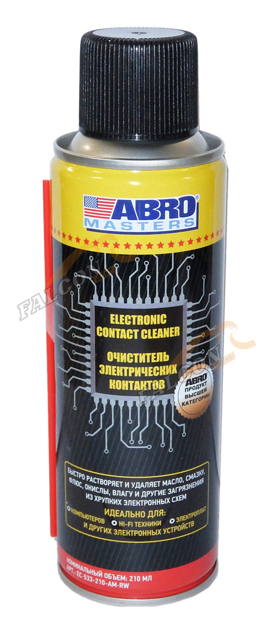Очиститель электрических контактов аэр 210мл (ABRO) EC-533-210-AM
