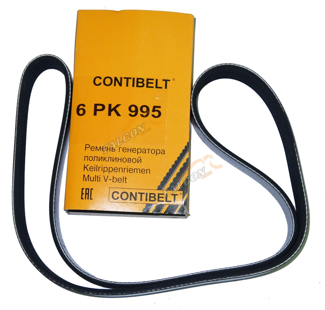 Ремень генер ВАЗ-2190 Granta 6PK995 1.6 16кл (CONTIBELT) с конд