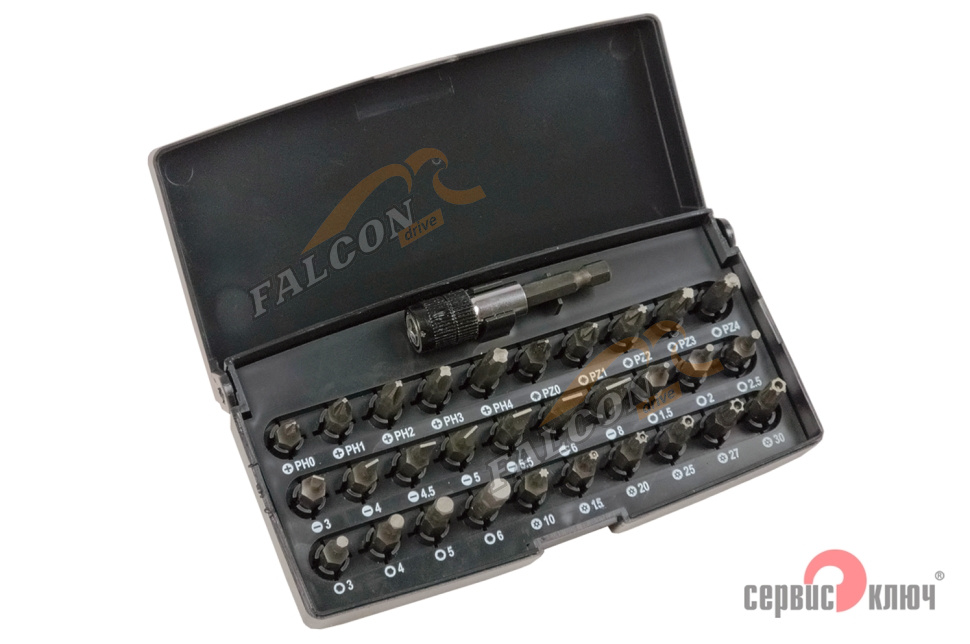Вставки набор разнопрофильные 1/2" 31 пр (Сервис Ключ)