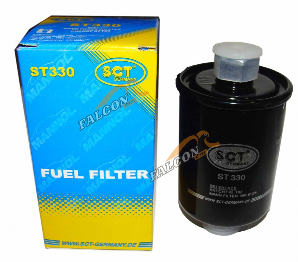 Фильтр топливный  ВАЗ-2112 (SCT) ST330 резьба металл