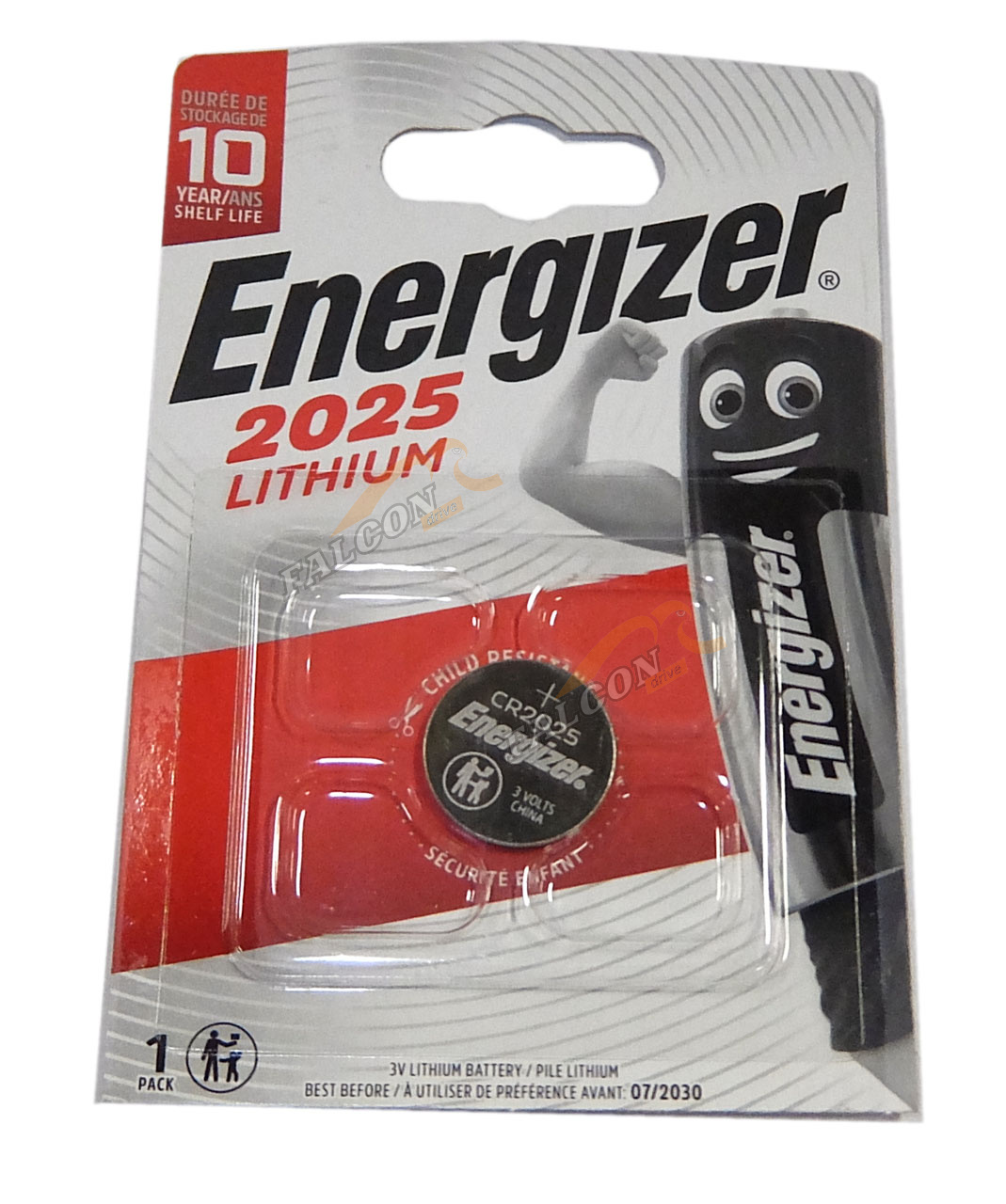 Батарейка CR2025 (Energizer) Miniatures Lithium 1шт. блистер, таблетка