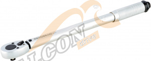 Ключ динамометр предельный 1/4" 5-25 Нм L 275 мм правая-левая резьба (АвтоДело) Prof (15782) 40342