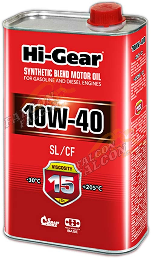 А/масло Hi-Gear 10W40  п/синт 1л