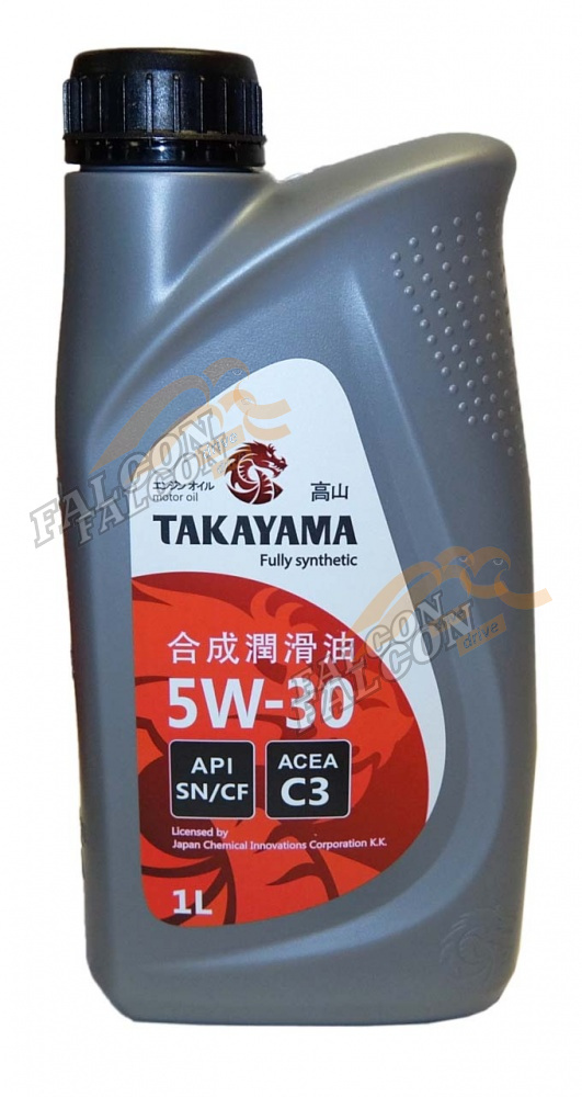 А/масло TAKAYAMA (ПЛАСТИК) 5w30 син 1л API SN/CF C3