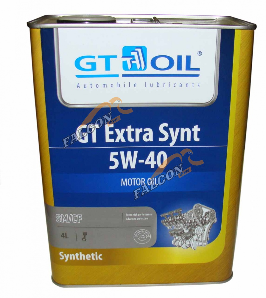 А/масло GT OIL Extra Synt 5W40 синт  4 л