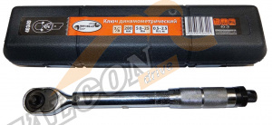 Ключ динамометр предельный 3/8" 5-25 Нм L 280 мм (АвтоДело) (14881) 40349
