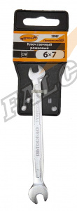 Ключ рожковый  6х7 (АвтоДело) Professional (10876) 37067