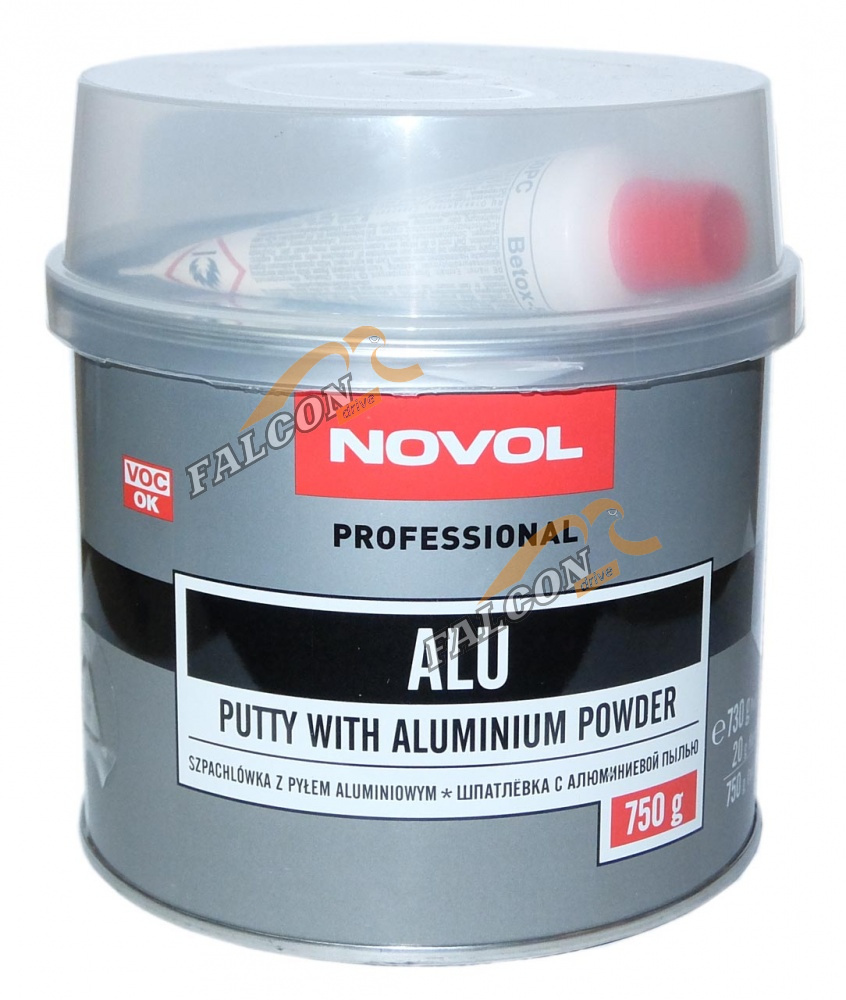 Шпатлевка Novol алюмин 0,75 кг