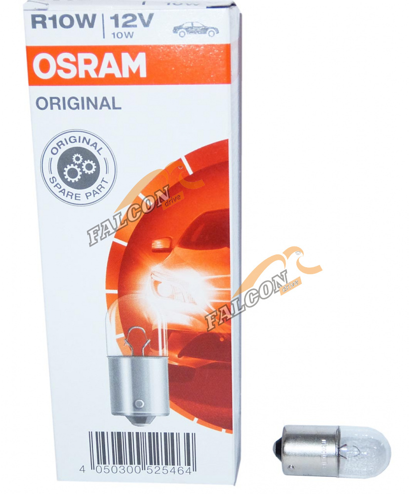 Лампа 12V10W (Osram) (габариты, поворот) (Германия) R10W