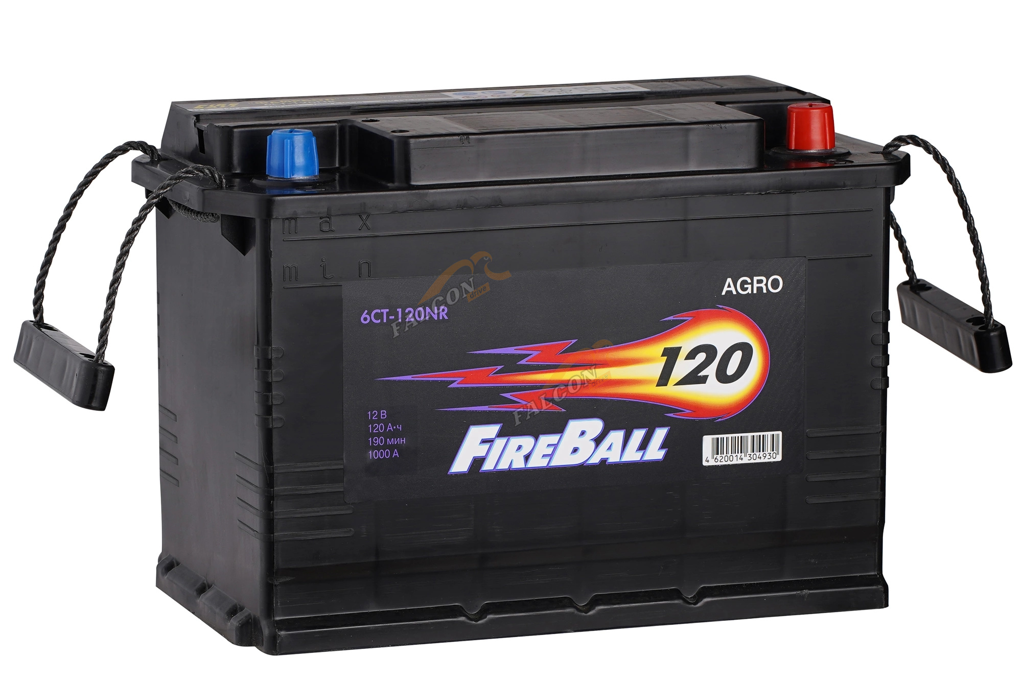 АКБ 120R Fire Ball (ОБР) (EN1000) ДШВ 327х175х220 залит