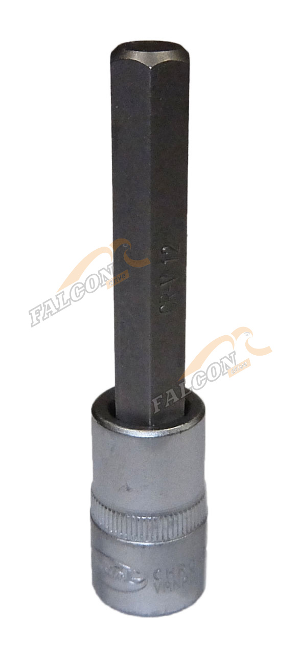 Головка со вставкой шестигр 12 мм 1/2" L 100 мм (АвтоДело) удлин (14984) 39392
