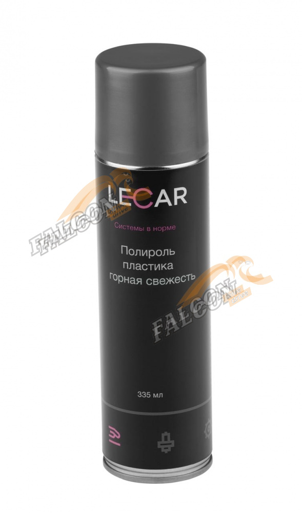 Полироль салона для пластика аэр 335 мл (LECAR) горная свежесть 