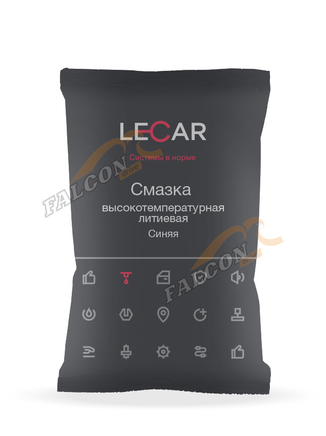 Смазка литиевая (LECAR) синяя стик-пакет 80 г 