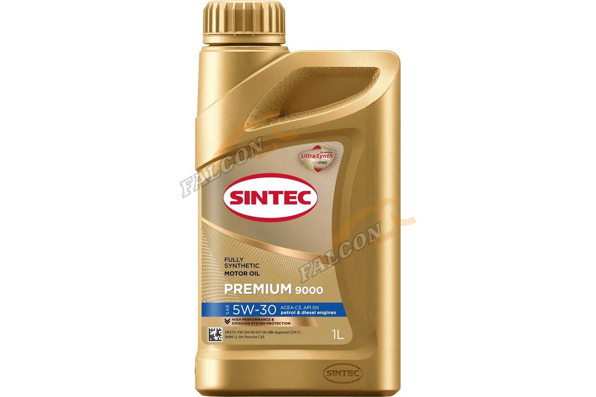 А/масло SINTEC Premium 9000 5W30 синт 1л API SN ACEA C3