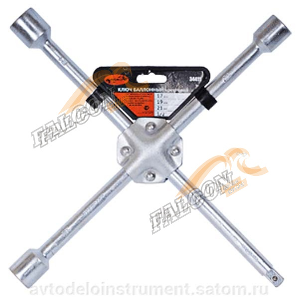 Ключ балон крест усил  17*19*21 1/2" 400мм (АвтоДело) (13375) 34411