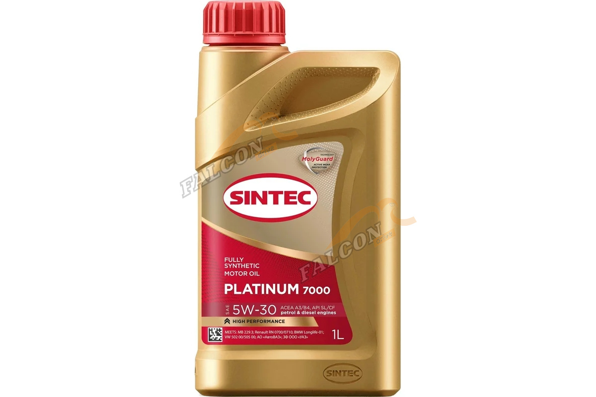 А/масло SINTEC Платинум 7000 5W30 синт 1л API A3/B4