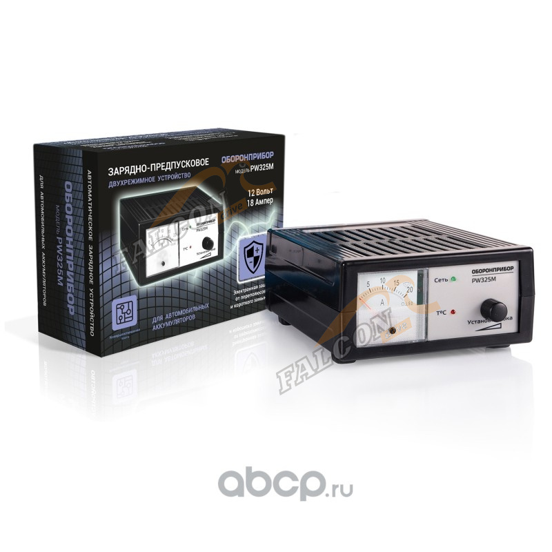 ЗУ  12V,  0-6А (Орион) РЯЗАНЬ PW 325М, автомат, стрел. индик. регул