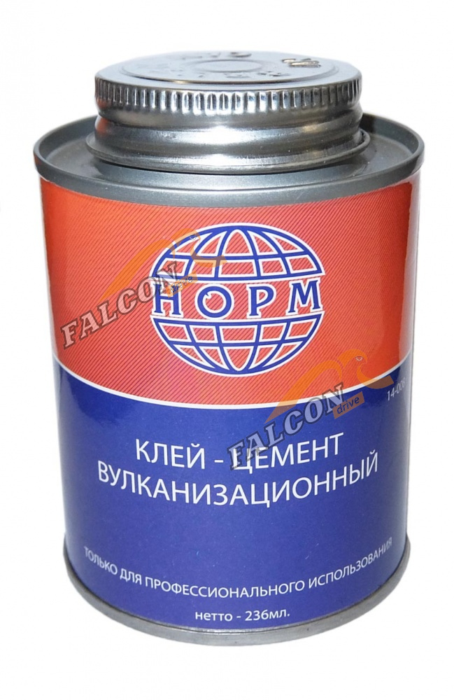 Клей для холодной вулканизации 240мл (НОРМ) с кисточкой