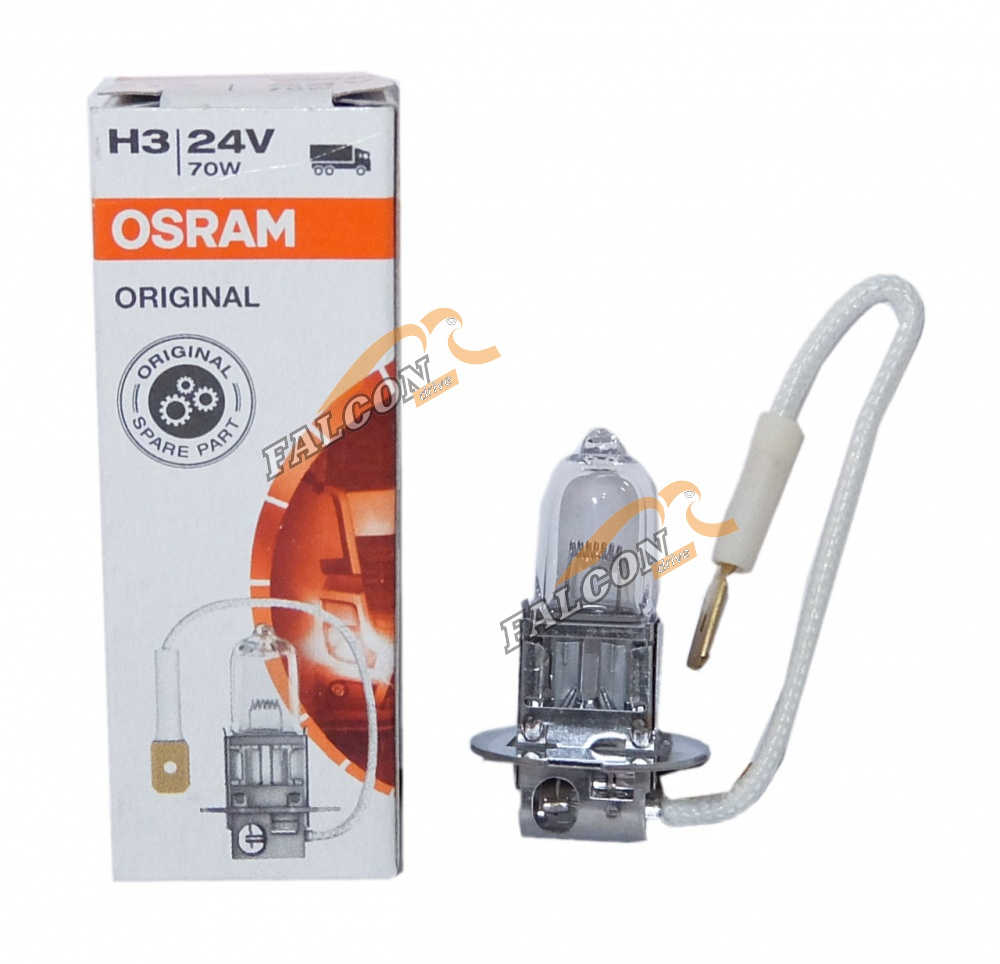 Лампа H3 галог 24V70W (Osram) 64156  PK22s