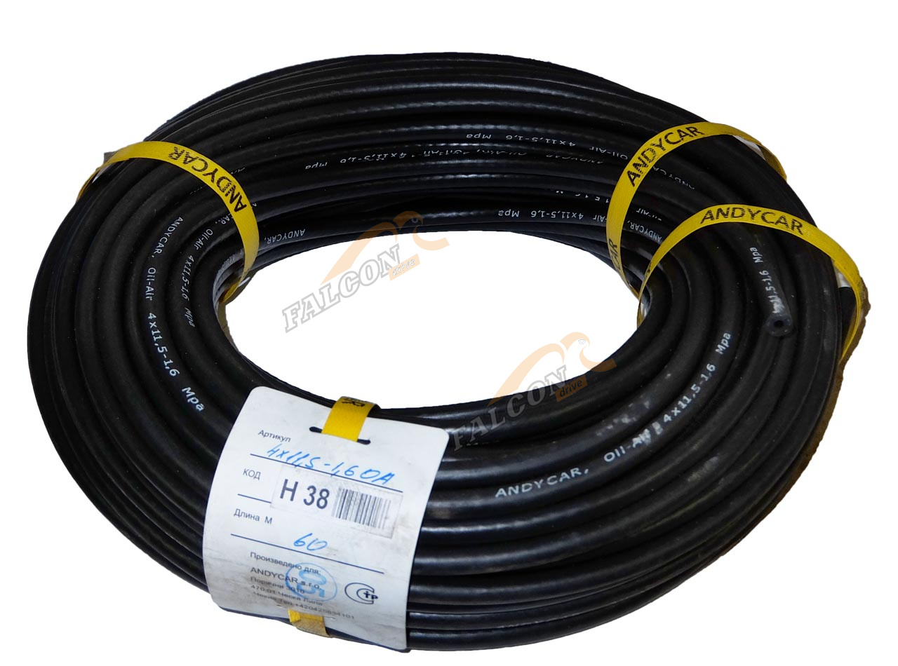 Шланг d 4 бухта 60м (ANDIKAR) МБ 4*11,5-1,6 МПа ГОСТ 10362-76