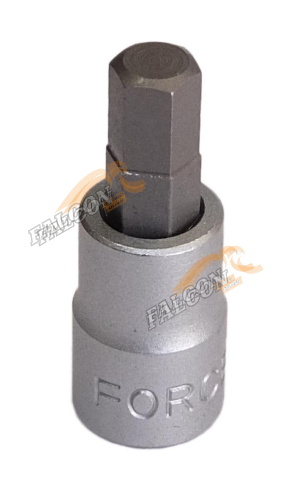 Головка со вставкой шестигр 6 мм 1/4" L 32 мм (Force) 3243206