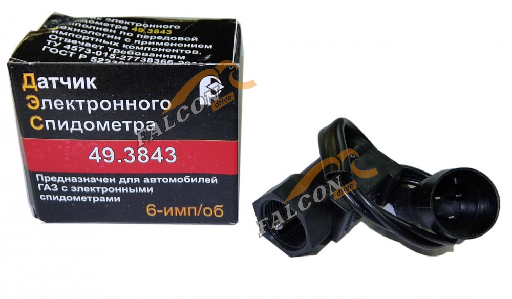 Датчик скорости ГАЗ, УАЗ с эл спид (Ромб) 6 имп