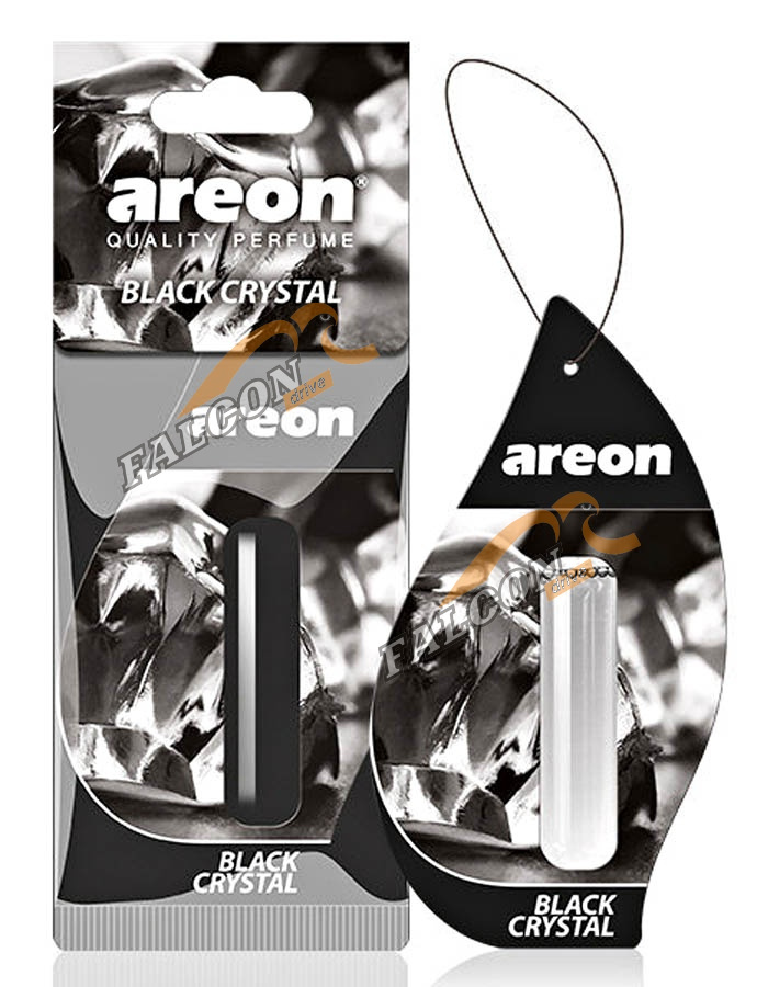 Ароматизатор подвес жидкий (AREON)  LIQUID 5мл Черный Кристалл 704LR01