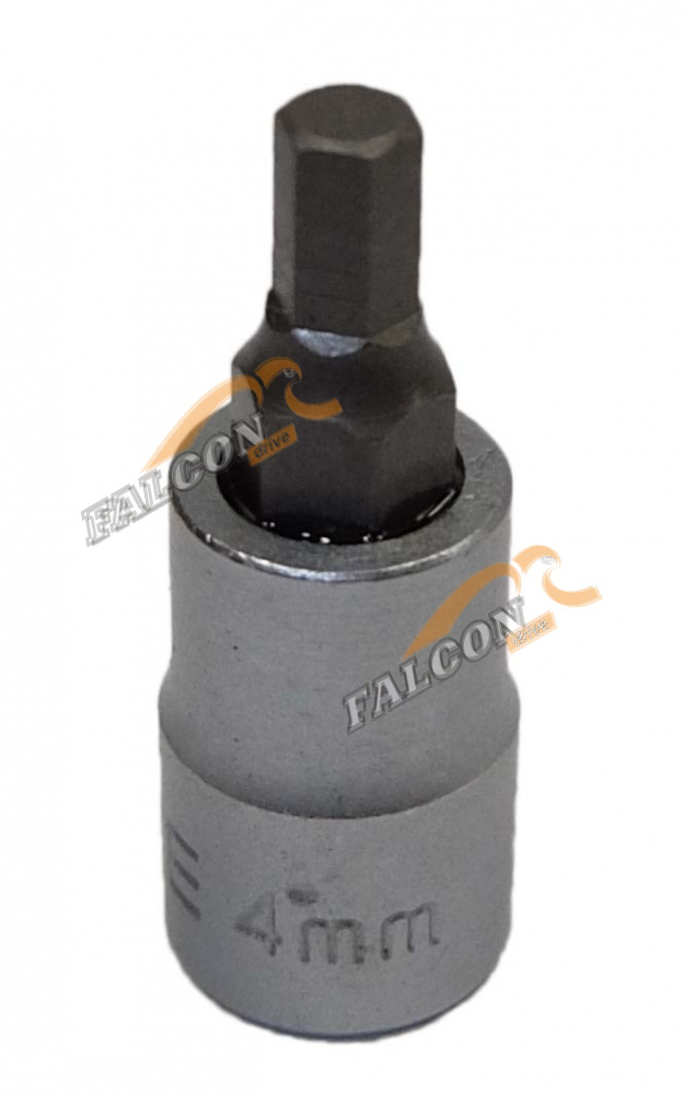 Головка со вставкой шестигр 4 мм 1/4" L 32 мм (Force) 3243204