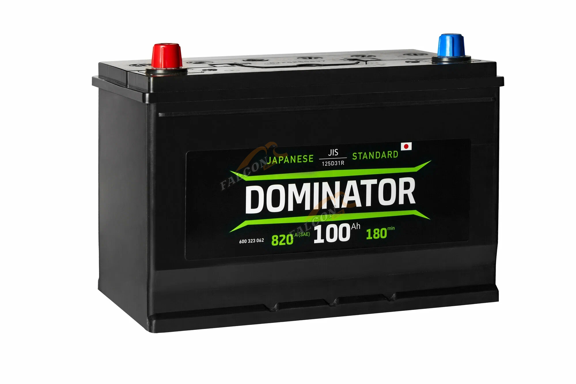 АКБ 100 Dominator (JIS) (EN800) ASIA ДШВ 302х172х223 залит