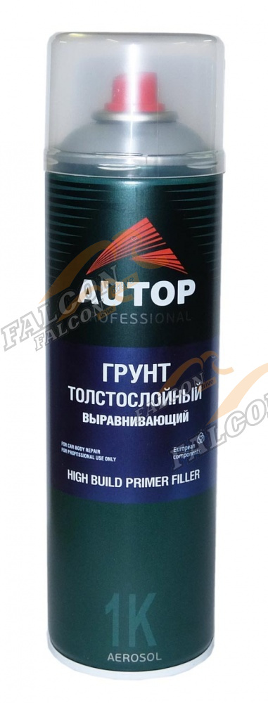 Грунт толстослойный выравнивающий №15 серый аэр 650мл (AUTOP PROFESSIONAL)