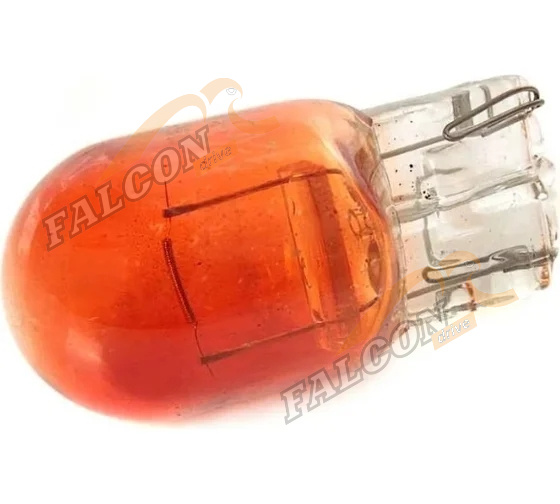 Лампа 12V21W (Маяк) ORANGE W3x16d (стоп, габариты на иномарки) бц