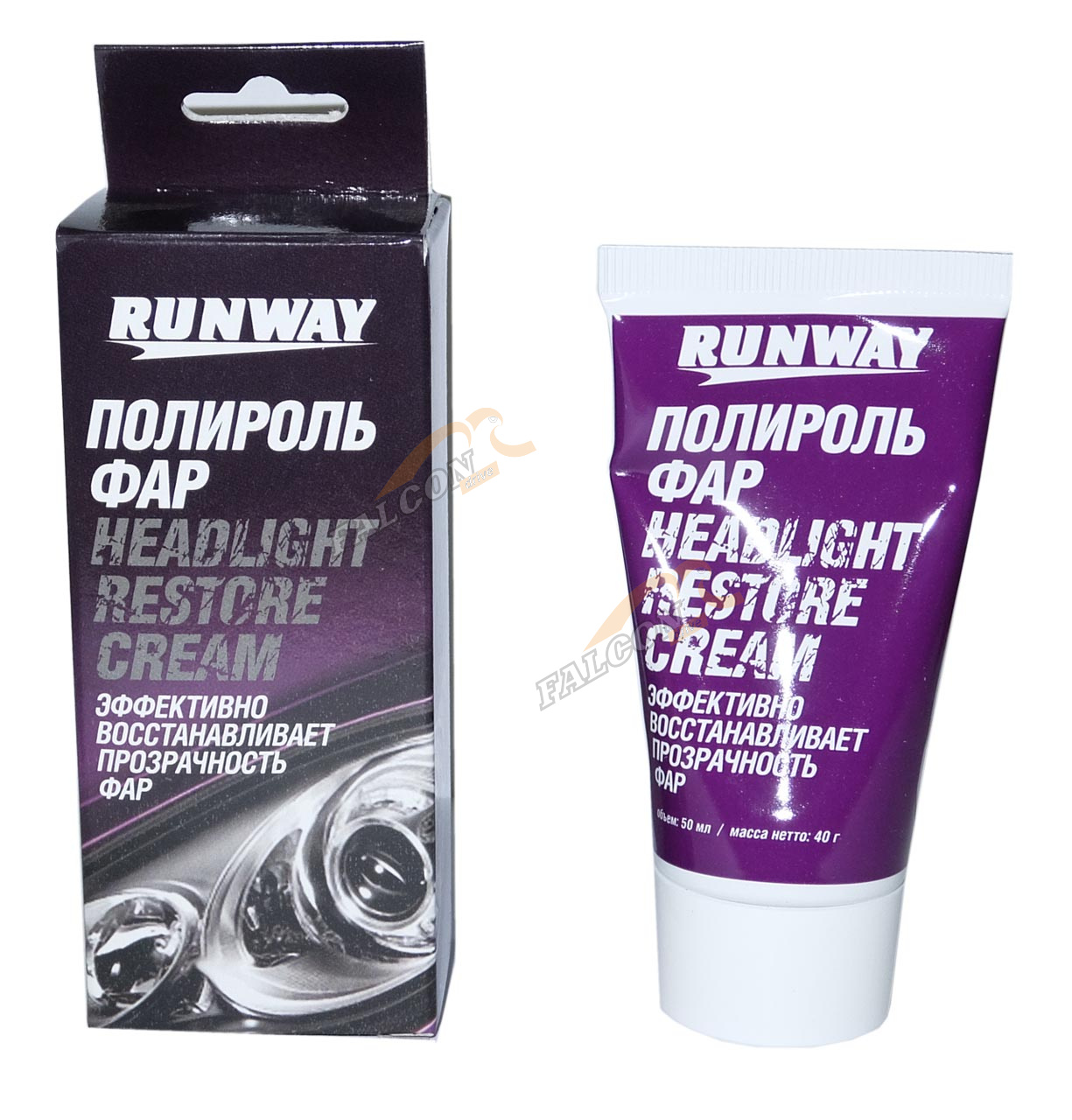 Полироль фар 50 мл (RUNWAY)