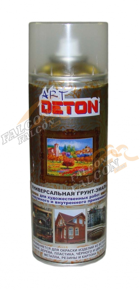 Эмаль акрил металлик  Алюминий  DETON ART (аэр) 520мл 