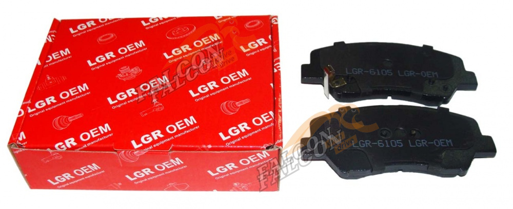 Колодка торм перед HYUNDAI Solaris (LGR)  LGR-6180 (581014LA00)