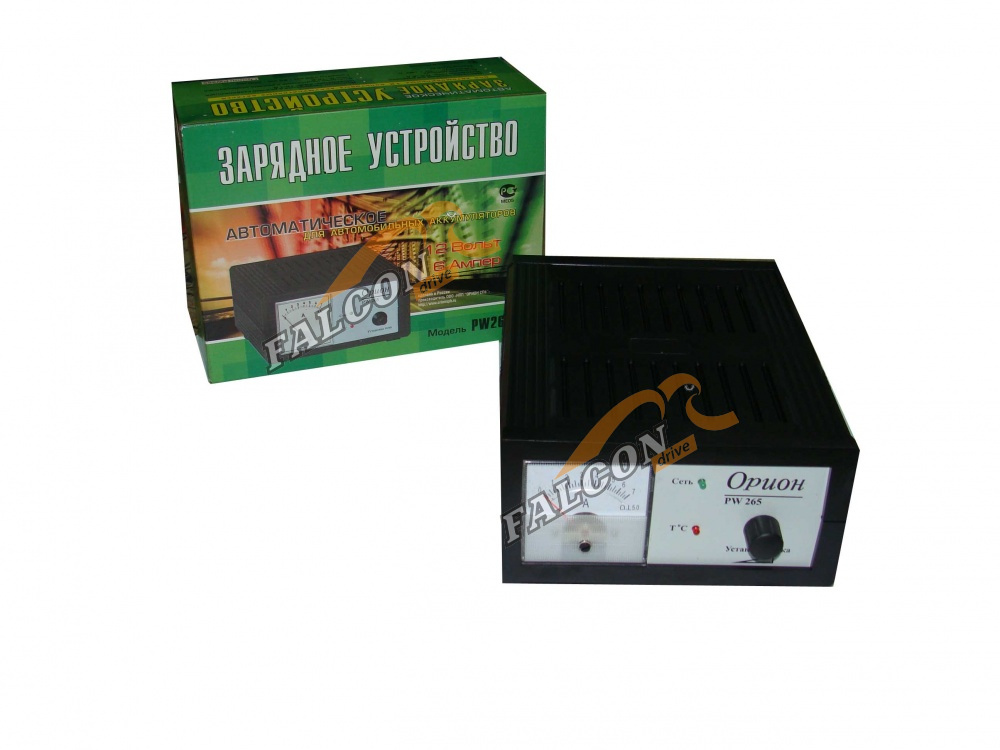 ЗУ  12V,  0-6А (Орион) Вымпел PW 265, автомат, стрел. индик. регул