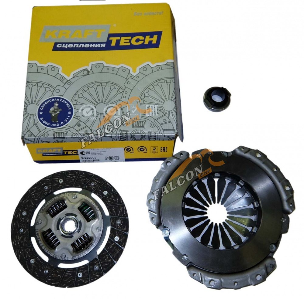 Компл сцепл ВАЗ-2190 Granta (KRAFTTECH) W 22200J трос КПП