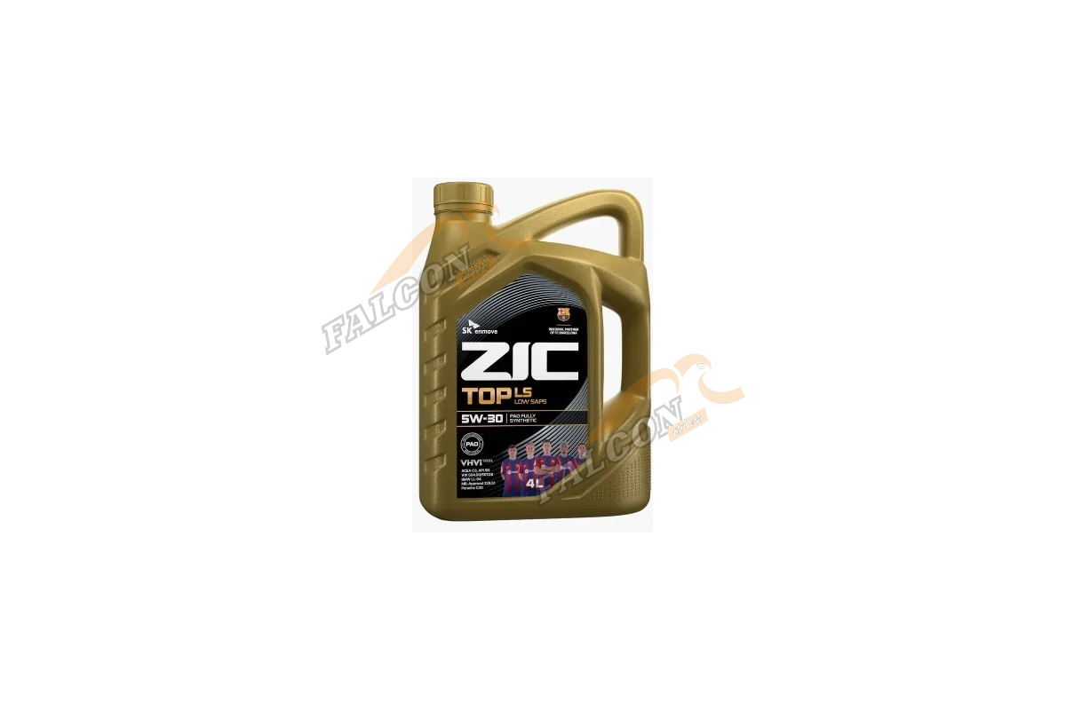 А/масло ZIC  5W30 TOP PAO LS 4 л SN, C3, VW 504.00|VW 507.00