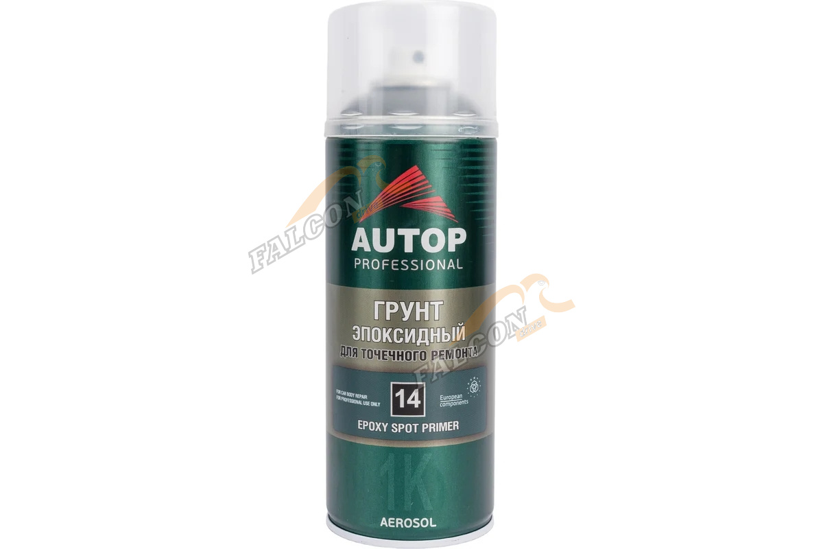 Грунт эпоксидный для точечного ремонта серый №14 аэр 520мл (AUTOP PROFESSIONAL) 1К 