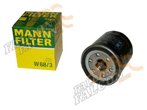 Фильтр масляный (MANN) W 68/3 (W 68/1) Citroen, Peugeot, Toyota