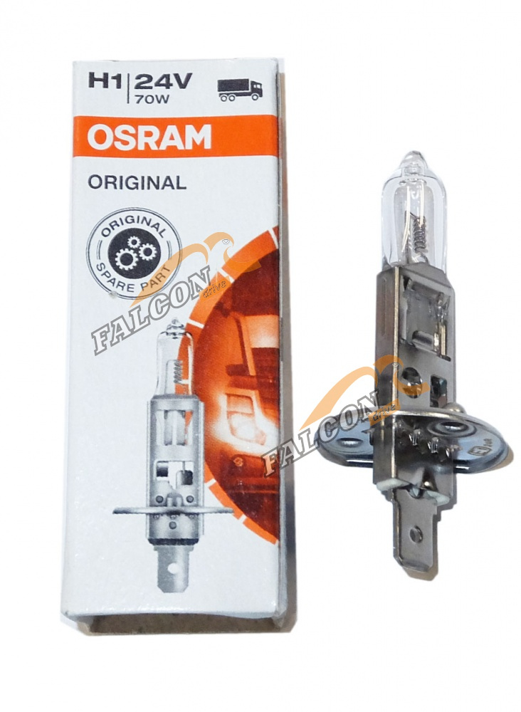 Лампа H1 галог 24V70W (Osram) 64155  P14.5s
