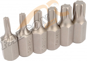 Вставки набор Torx L 30 мм 6 пр (АвтоДело) (12285) 40636